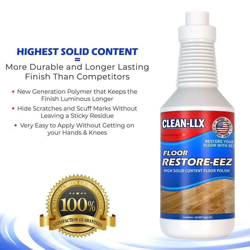 🔥Siste dag med 50 % rabatt – ✨🧴 Clean-llx Gulvfornyer – Gir glans og beskyttelse umiddelbart 🏠