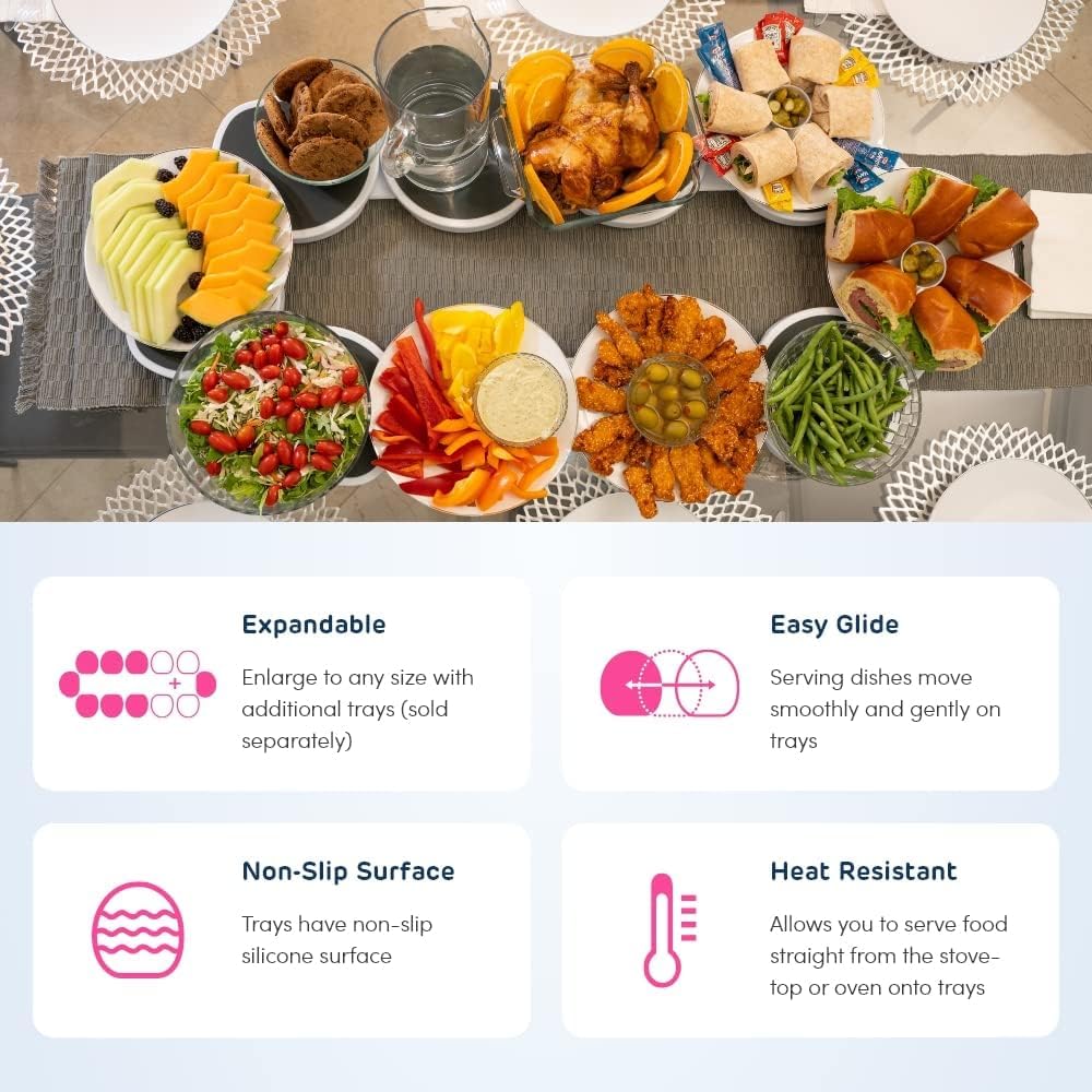 SpinServe – Roterende serveringsstativ for spisebord