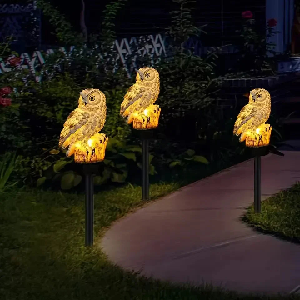 OwlGuard – LED solcelledrevet hagelampe