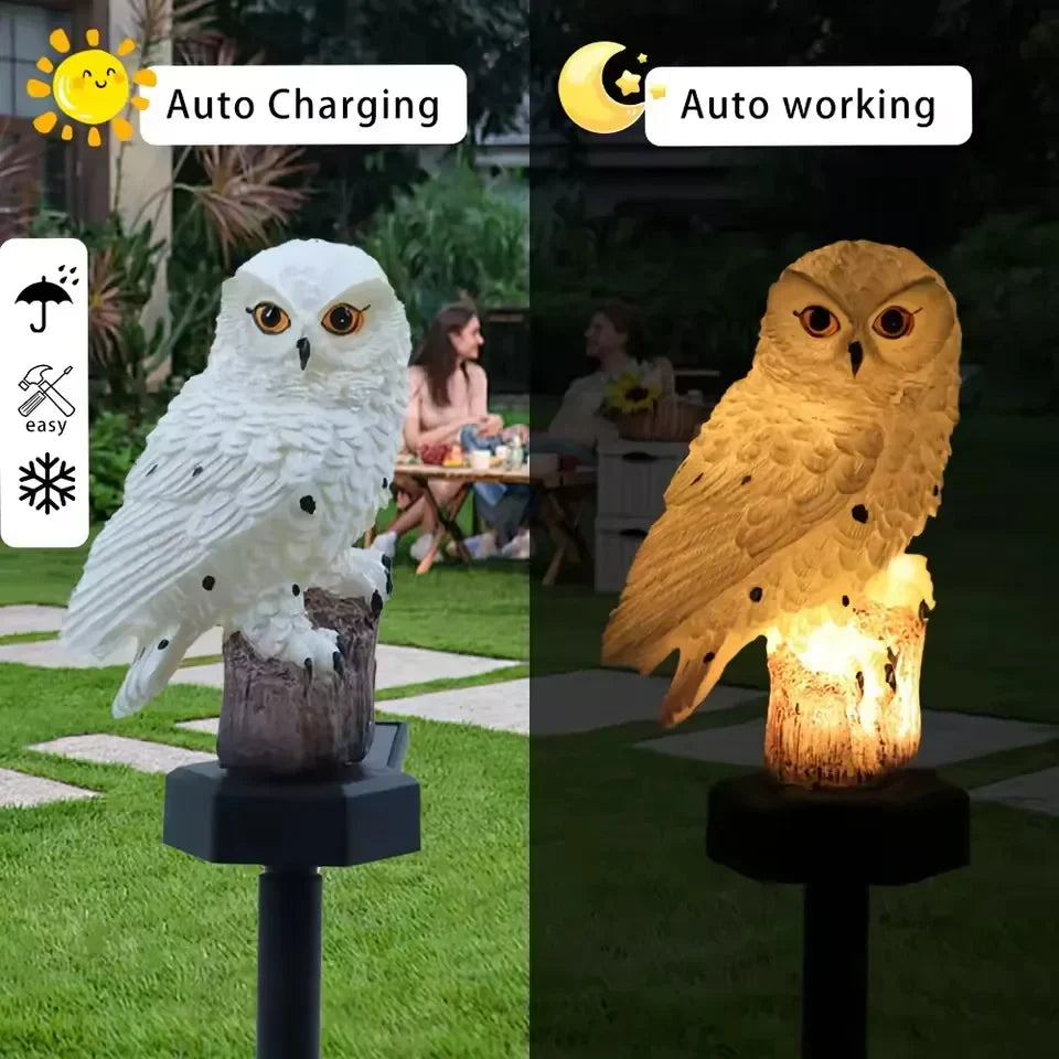 OwlGuard – LED solcelledrevet hagelampe