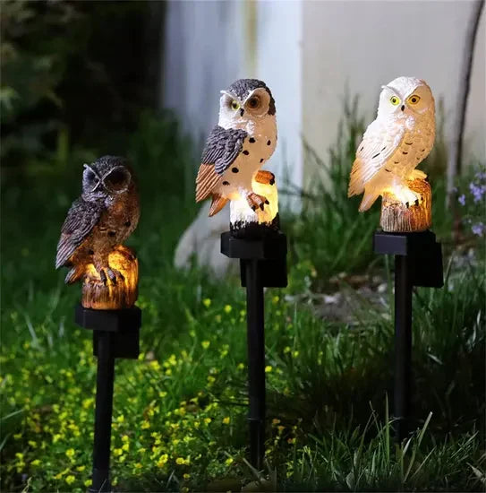 OwlGuard – LED solcelledrevet hagelampe