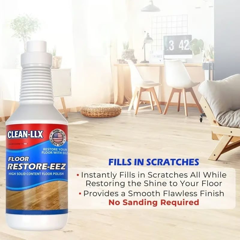 🔥Siste dag med 50 % rabatt – ✨🧴 Clean-llx Gulvfornyer – Gir glans og beskyttelse umiddelbart 🏠