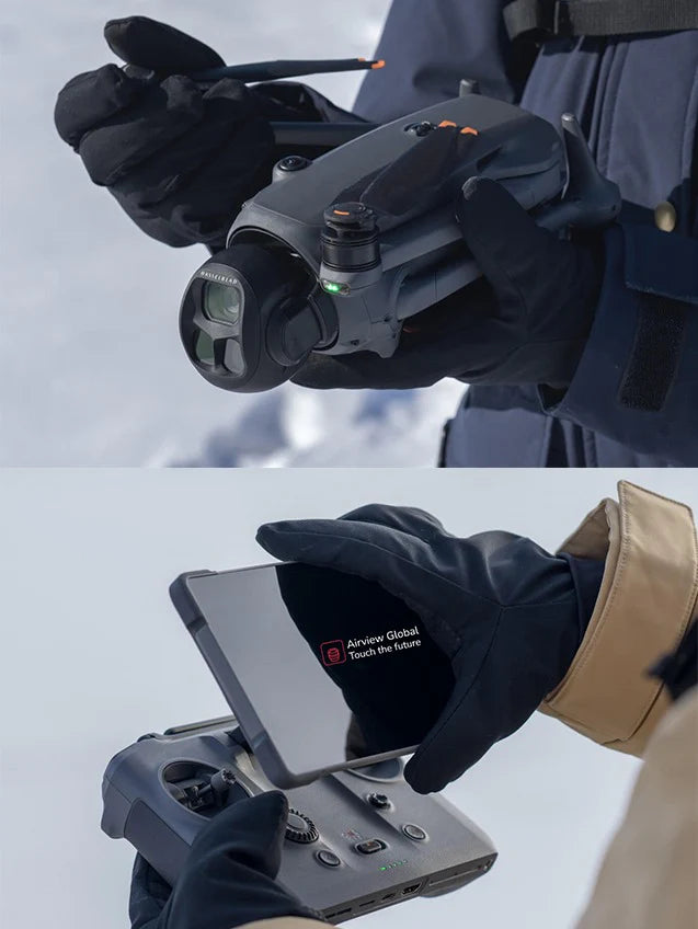 AirView Pro 4 neste generasjon: Trippelkameradrone for nybegynnere og filming på profesjonelt nivå